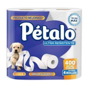Papel Hig Jumbo 400 Hojas Petalo