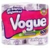 Papel Hig Vogue 600 Hojas/4Pz