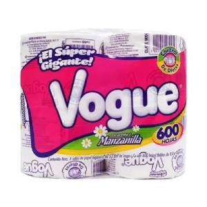 Papel Hig Vogue 600 Hojas/4Pz