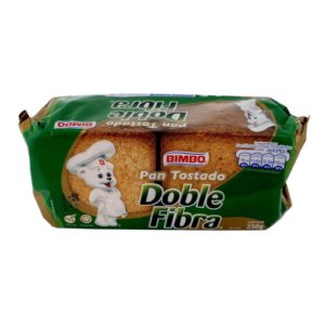 Pan Tostado Doble Fibra 250gr
