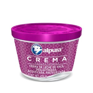 Crema Alpura Deslactosada 426ml
